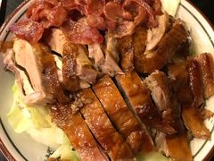 烧鹅拼腊肠饭-吾家香港烧腊专门店