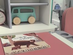 -康朴乐儿童学习桌椅(蓝色港湾店)