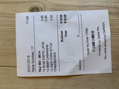 账单-大象咖啡馆