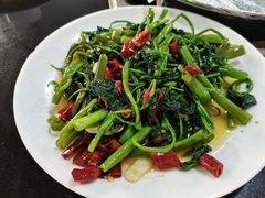 炝炒空心菜-弓虽昌焖烧鸡(大竹林店)