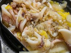 白菜粉丝鱿鱼煲-大洋家·精品潮汕菜·生腌砂锅粥(天河东路店)