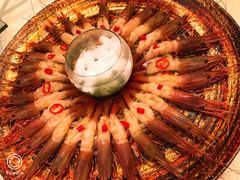 生灼冰岛牡丹鲜虾-浦东绿地铂骊酒店品珍轩中餐厅