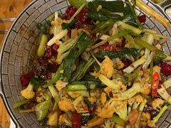 干锅有机菜花-小俩口烧烤东北菜(双井店)