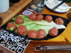 手工牛肉丸-牛品福潮汕牛肉火锅(旺庄店)