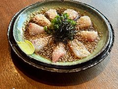 芝麻拌鰤鱼-九州酒场ひこぞう(1号店)