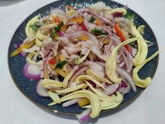 菊花捞起脆肉鲩-小榄公饭店·岭南庭院餐厅(民安北路店)