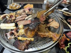 -啊美丽炭火烤肉(滑翔一店)