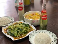 虾头油炒通菜-家利美食店