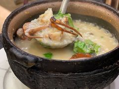 鲜虾象拔蚌粥-适口餐厅砂锅粥(公信路总店)