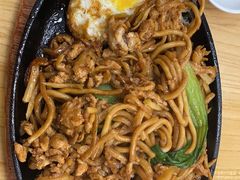 铁板肉丝炒面-王家沙点心店(西康路店)