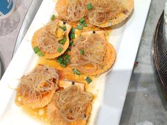 蒜蓉粉丝蒸扇贝-皓景海鲜·地标美食(双月湾店)
