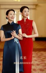 -禾米旗袍妈妈装礼服定制(嘉业国贸店)