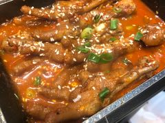 火辣鸡脚-坛子李地摊烤肉(罗斯福店)