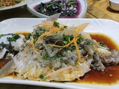 清蒸红眼鱼-下梅人家土菜馆(历史文化餐厅度假区店)