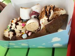 烤红薯棉花糖冰淇淋-Lotso Lunch Box 草莓熊餐盒