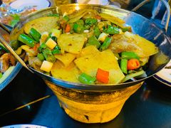 干锅土豆片-五七油焖大虾(合川总店)