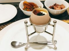 鹅肝鱼子酱蒸蛋-丹鼎铁板料理