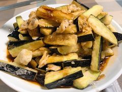 蛤蜊肉拌茄子-华春餐馆(鱼山路店)