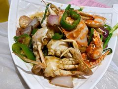 姜葱炒蟹-桥东喜碧海鲜街(水东街店)
