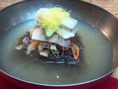 冷面，很好吃，与北京的朝鲜馆子很不同-平壤馆(西塔街店)