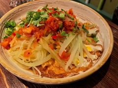 凉拌荷包蛋-浩海火烧云傣家菜(京广店)
