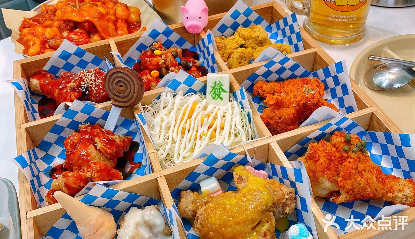 广州首家九宫格炸鸡🍗各种口味都有‼️巨满足