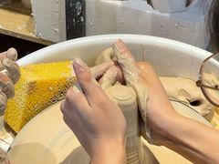 -朝画惜时·陶艺·拼豆·团建