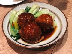 红烧咸蛋黄狮子头-257私房菜
