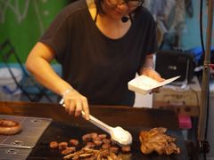 -原住民美食石板烤肉山猪肉