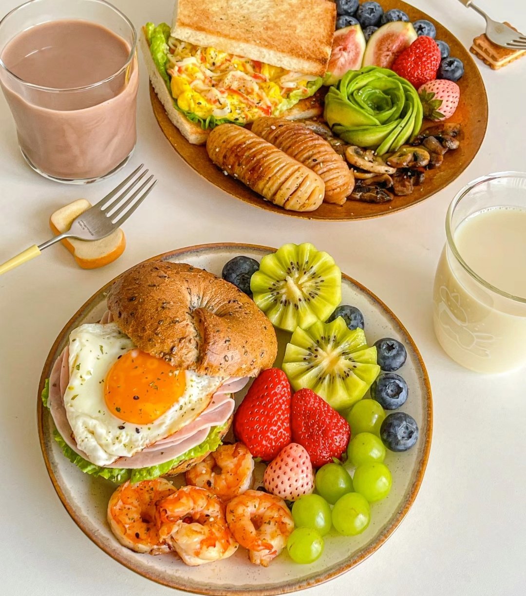 早晨好味早餐盘