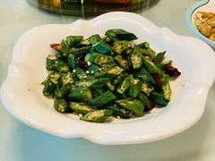 白灼秋葵-山乡农家院(海淀区西北旺店)