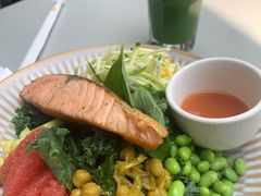 煎三文鱼鹰嘴豆西柚能量色拉-BAKER&SPICE(环贸店)