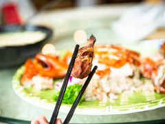 失传菜脆皮糯米鸡-水乡人家私房菜(逢简店)