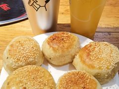 自制烧饼-安诚居干锅鸭头(八角店)