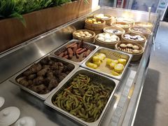 自助取餐区-感恩心素食馆(百世广场店)