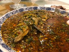 泡豇豆烧胭脂鱼-高坎一品甲鱼庄(两河店)