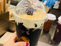芝麻汤圆豆豆茶-喜茶(迪士尼小镇DP店)