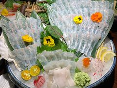 鸦片鱼刺身双吃-松子料理(白家庄店)