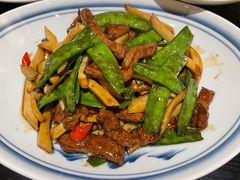 碧绿山珍炒牛柳-柒园·三十年创意杭帮菜(龙湖滨江天街店)