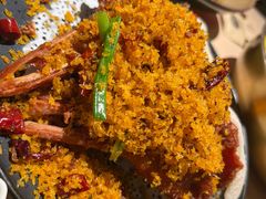 金蒜椒盐鸭下巴-避风塘(宝山万达店)