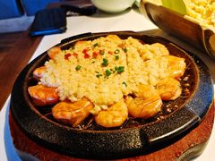 铁板烤虾-卯时·龙光雅宴·精致锡帮菜(惠山古镇店)