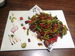 酸豆角小排骨-宋庄魁元艺术餐厅