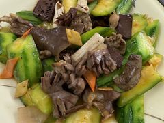 时菜炒鹅杂-鹅香阁私房菜(一鹅五味)