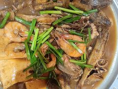 -东来菜馆•手抓海鲜家常菜•海鲜锅贴(鸽子窝店)