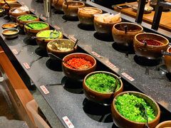 自助调料区-呷哺呷哺 黄金牧场 (新中关购物中心店)