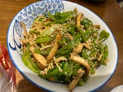 青椒干子肉丝-一味老卤面(大石桥店)
