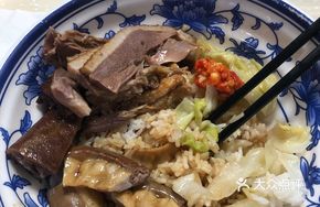 Goose Meat with Blood Sausage