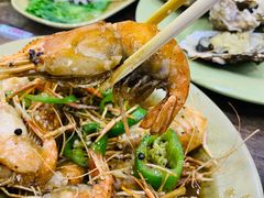 白灼罗氏虾-贞姨美食·老字号海鲜大排档