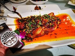 烤猪脸肉-时光乌托邦空中花园餐厅川味·融合菜(幸福广场店)