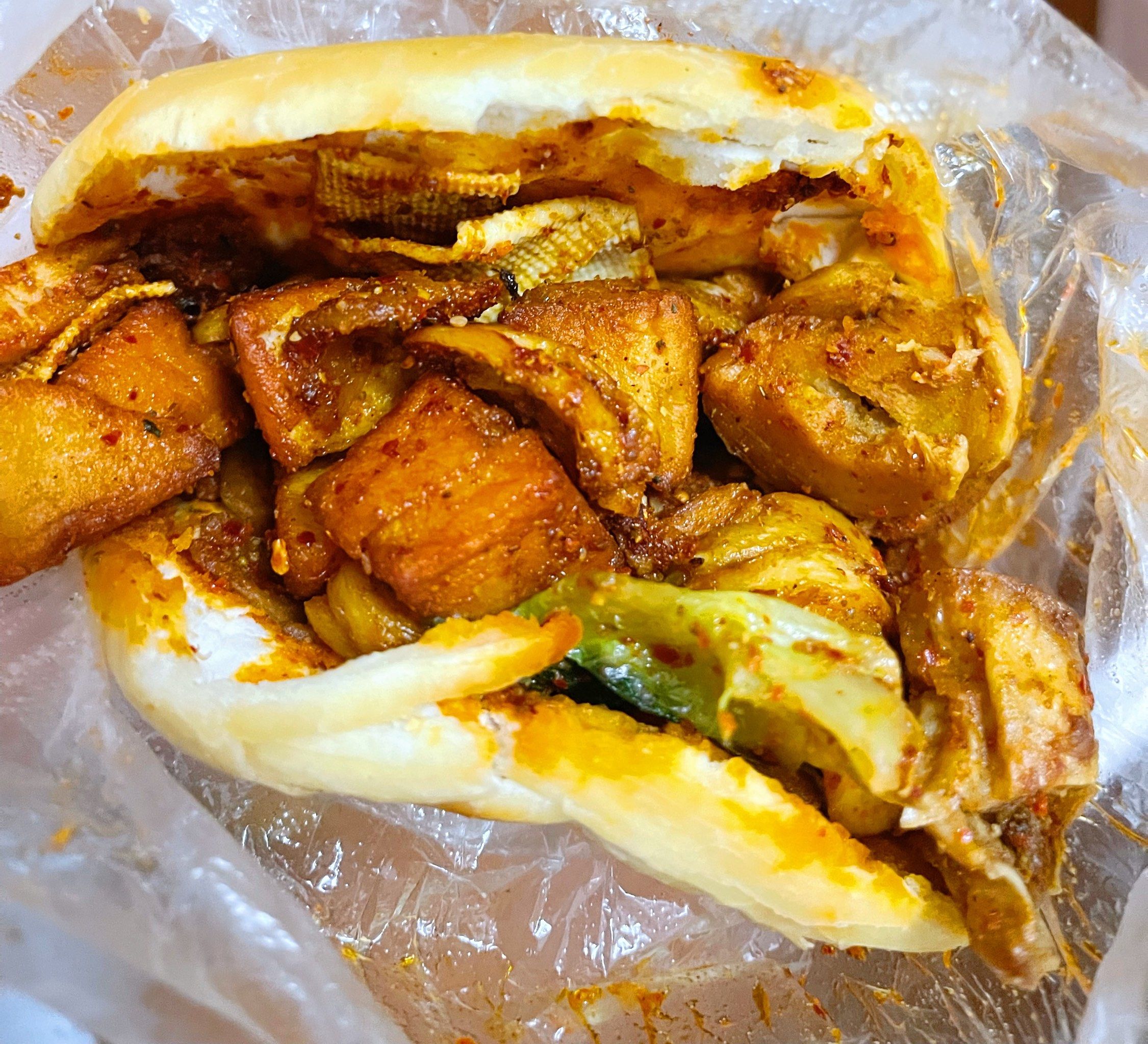 炸串夹馍 好爱吃 每一家味道都不一样 不